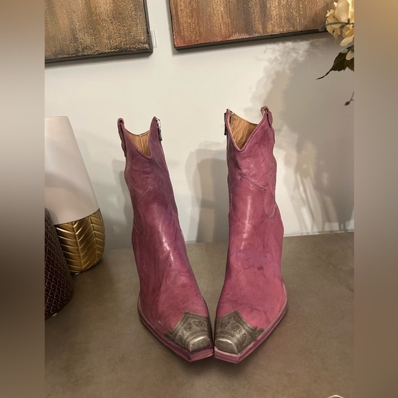 Free People Brayden Women's Orchid Western Boots-38.5 - Picture 3 of 7